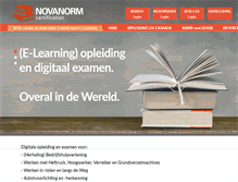 Tablet Screenshot of novanorm.nl